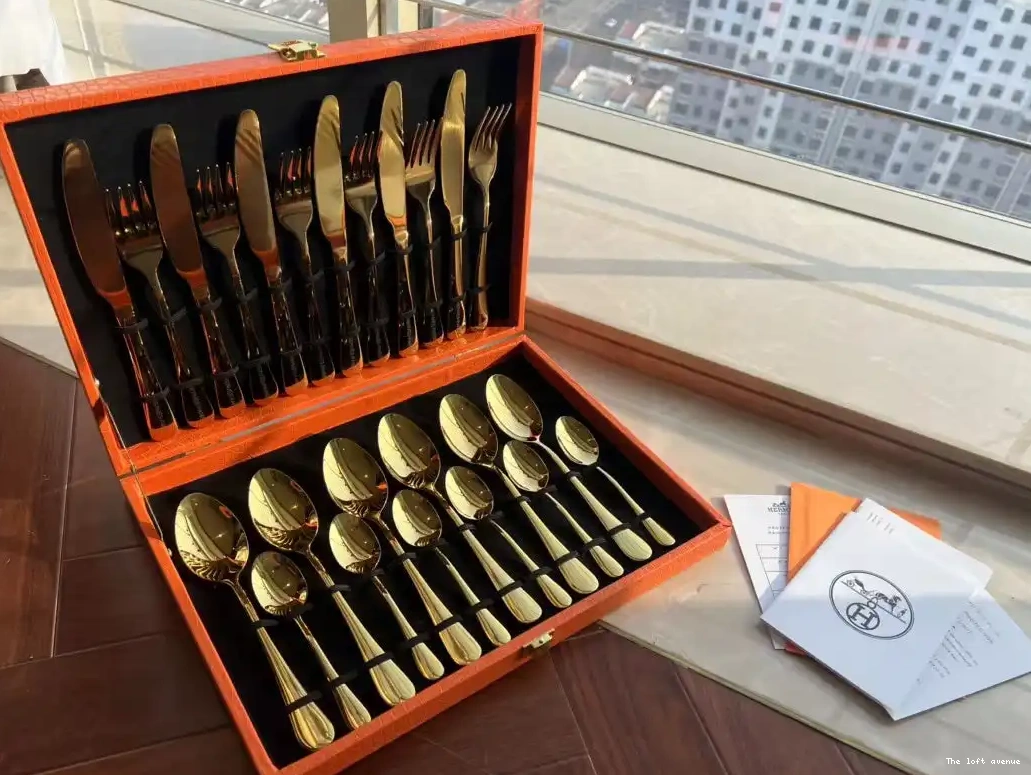 CUTLERY HERMES SET CUSTOM 0627